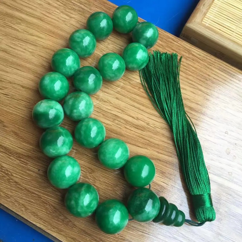 Bracelet Beaded Men - Xanh Tự Nhiên Vòng Tay Ngọc