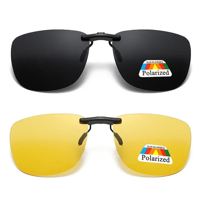 Sunglasses Polarized Men - New Square Clip on Sunglasses Women
