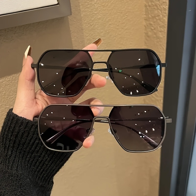 Sunglasses Polarized Men - Big Frame Square Polarized Photochromic Glasses