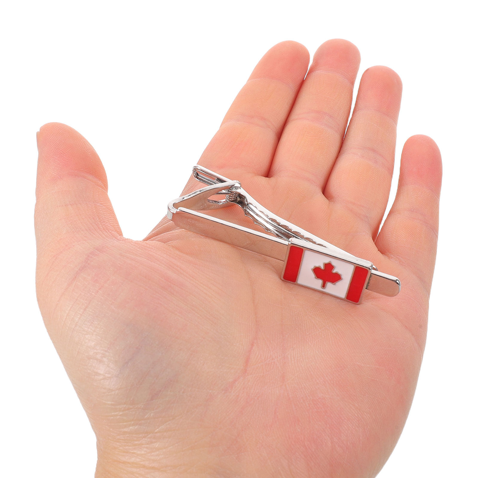Men'S Accessories Canada - Canada Tie Clip Men Metal Patriotic