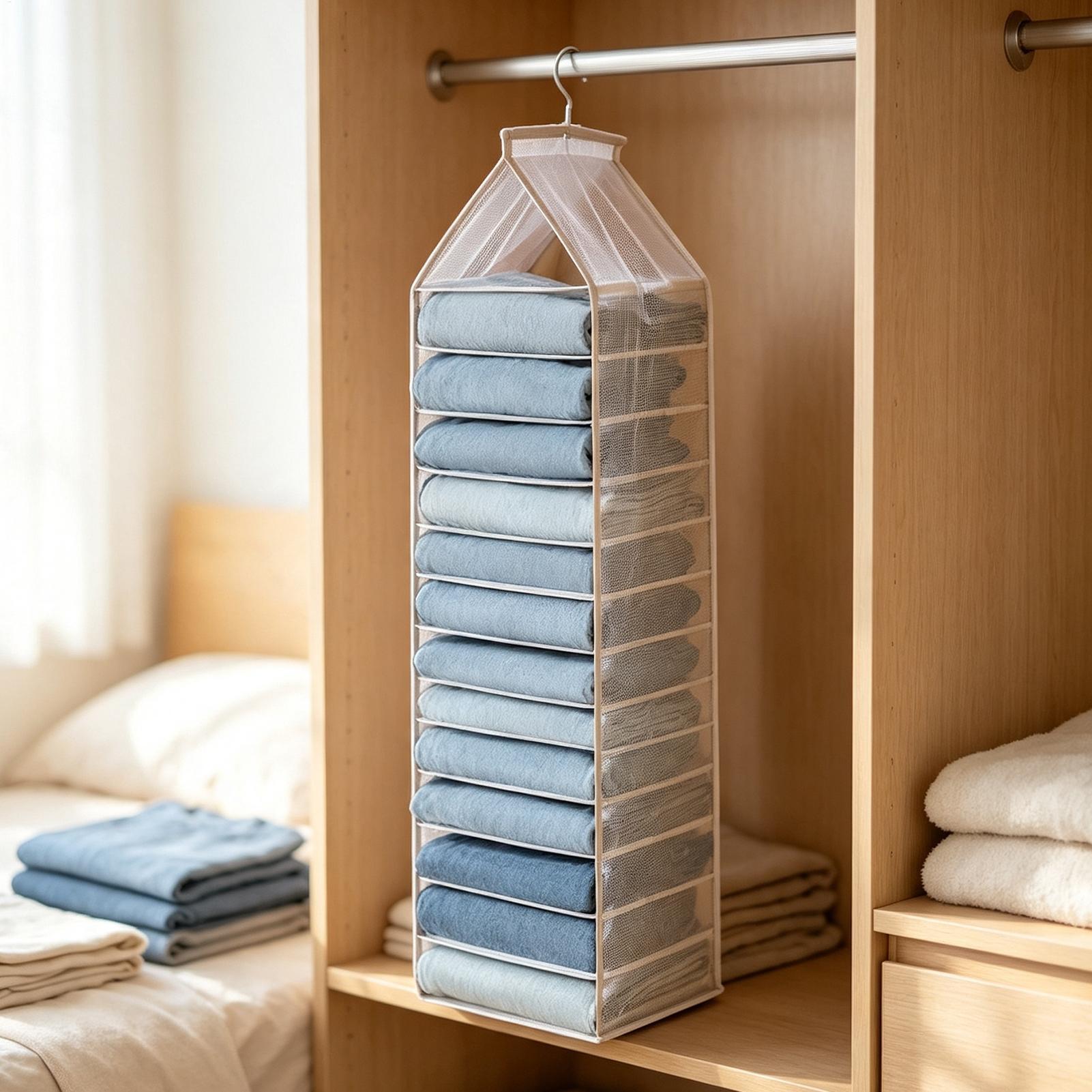 Men'S Accessories Wardrobe - Hanging Storage Bag Drawer Multi-layer Wardrobe