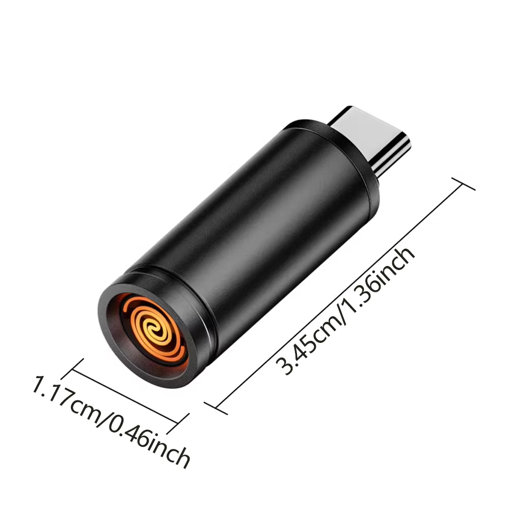 Mini Type-C Mobile Phone Cigar - đánh giá và giá Lighter Windproof