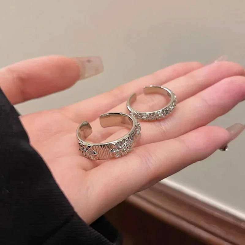 Shiny Metal Open Ring for Men  - đánh giá và giá Men Accessories Drawing