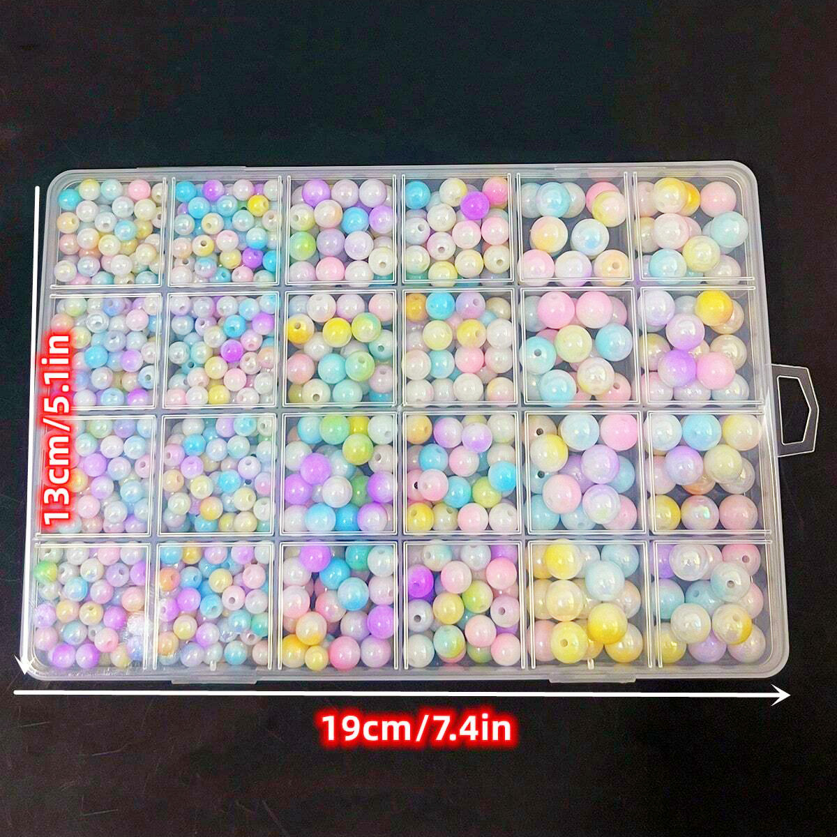 800pcs/24 grid set box 6mm/8mm - đánh giá và giá Bracelet Beaded Men