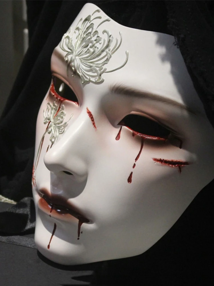 Mask Retro Hand Drawing Fashio - đánh giá và giá Men Accessories Drawing