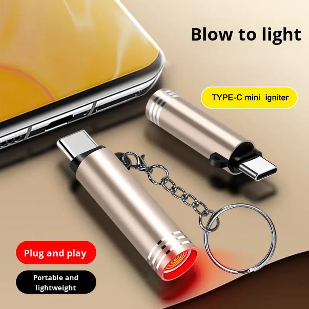 Type C Mini Lighter Blow to Ig - đánh giá và giá Lighter Windproof