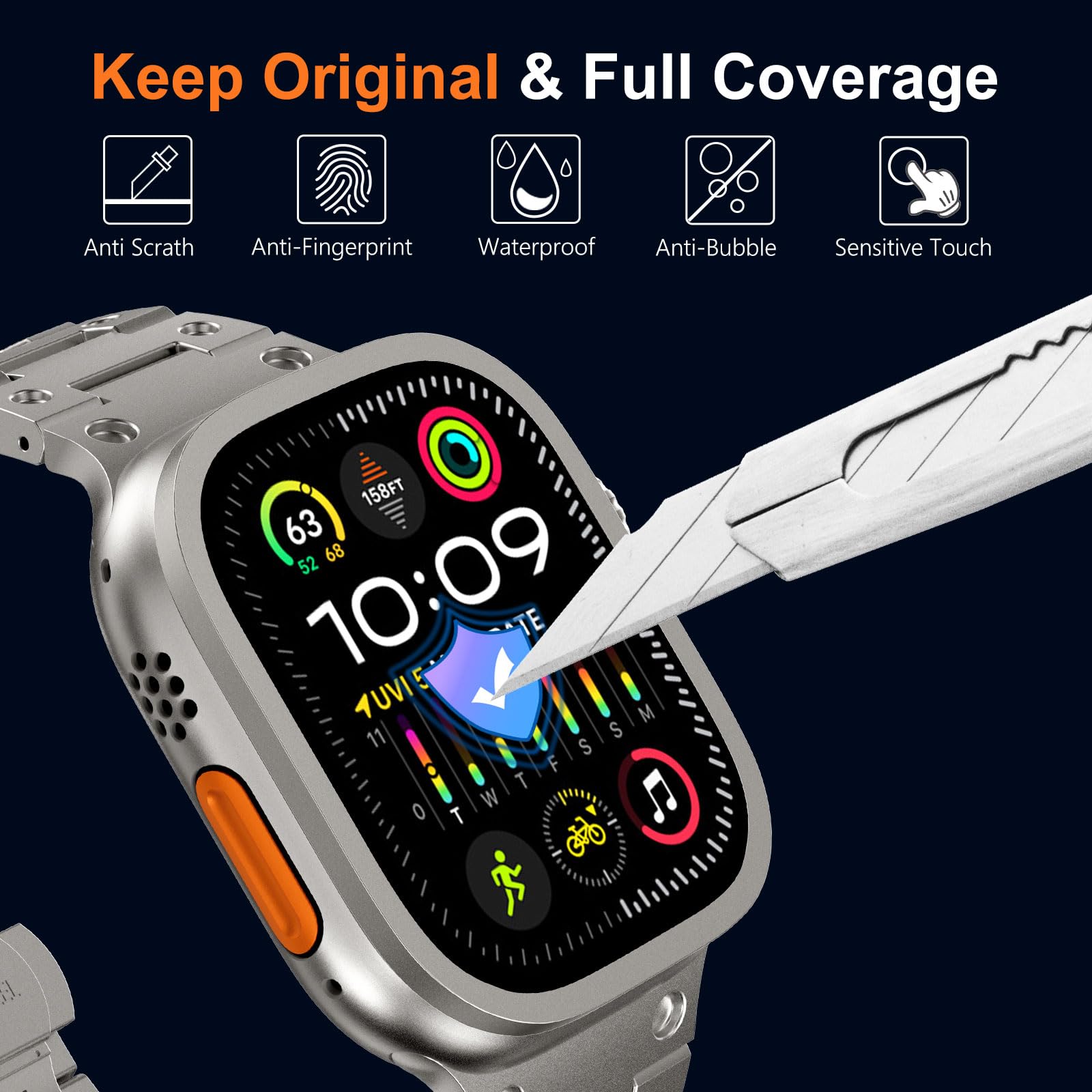 Tempered Glass for Apple Watch - đánh giá và giá Men'S Accessories Watches