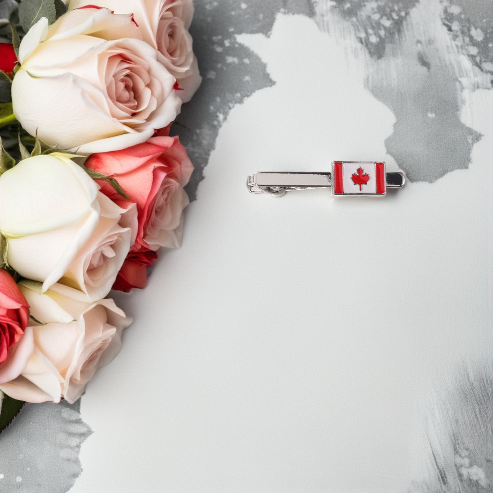 Canada Flag Tie Clip Metal Men - đánh giá và giá Men'S Accessories Canada