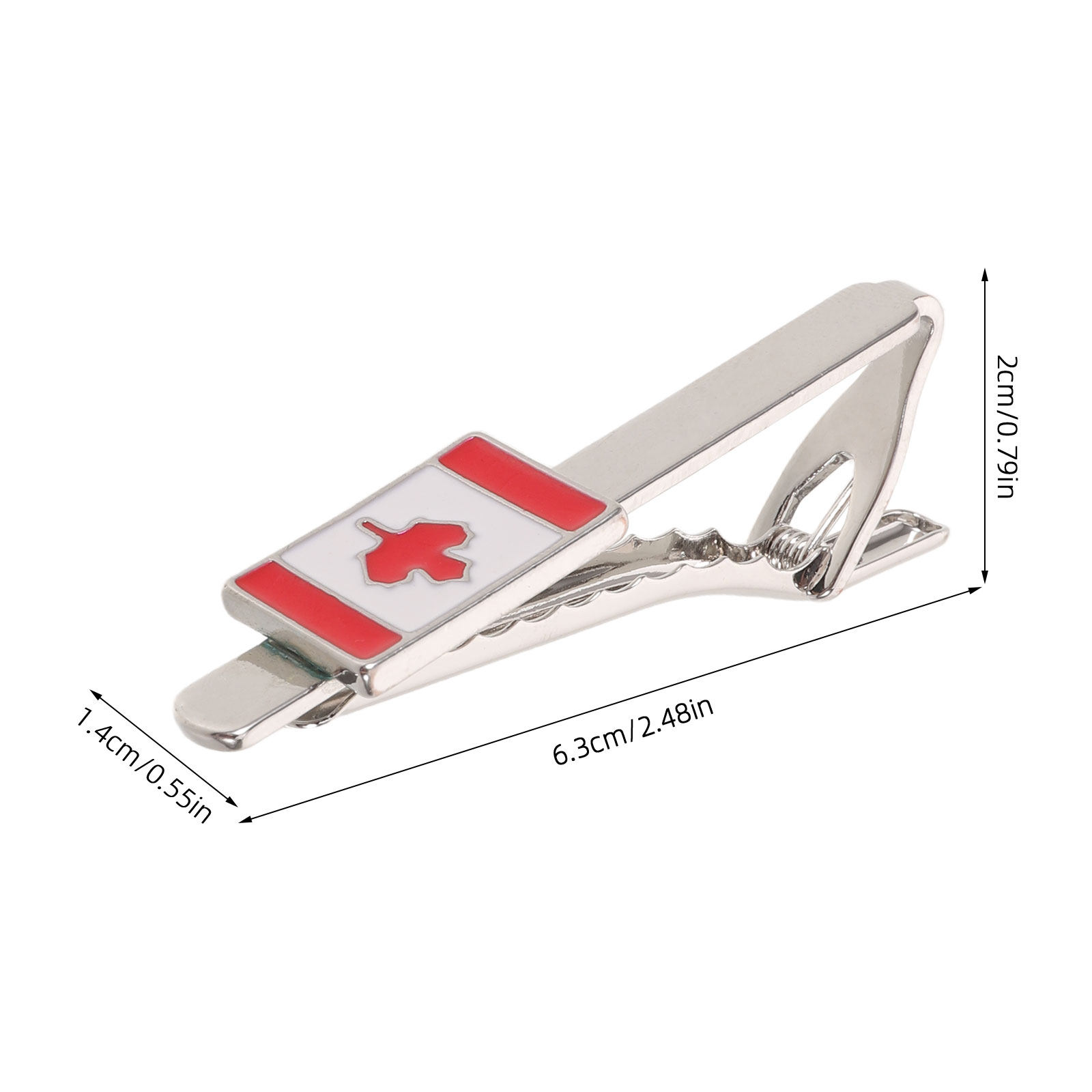 Canada Flag Tie Clip Metal Men - đánh giá và giá Men'S Accessories Canada