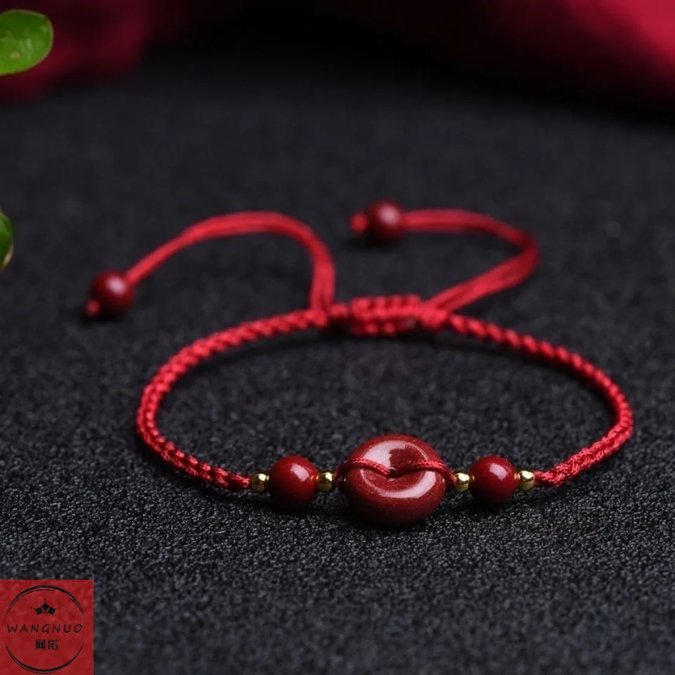 Tùy Chỉnh Màu Đỏ Tự Nhiên Chu  - đánh giá và giá Bracelet Beaded Men