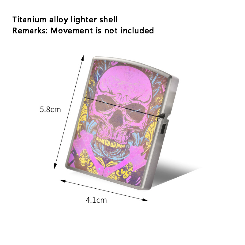 Pink Skull Titanium Alloy Ligh - đánh giá và giá Lighter Windproof