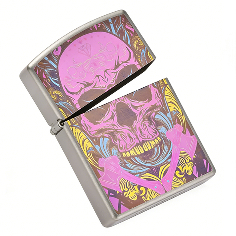 Pink Skull Titanium Alloy Ligh - đánh giá và giá Lighter Windproof