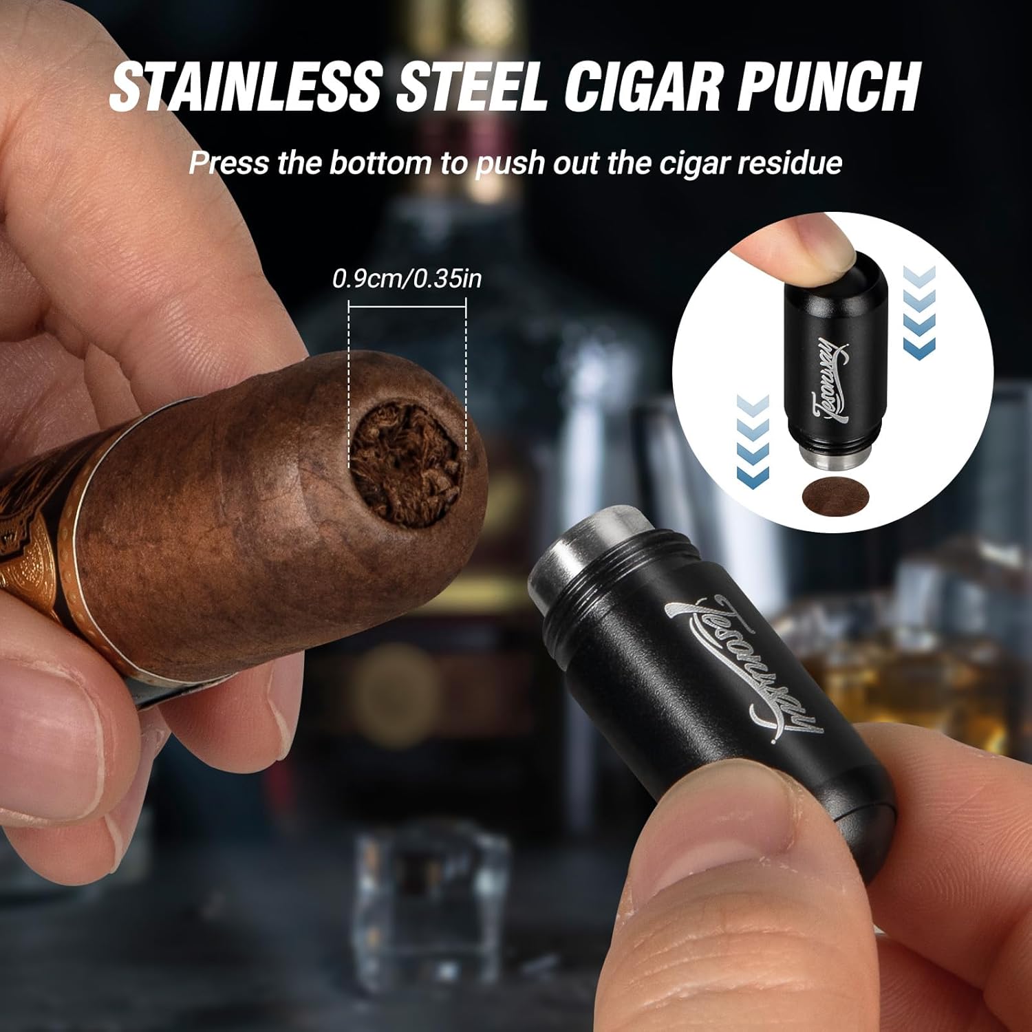 Cigar Punch Cutter, 2-in-1 Cig - đánh giá và giá Men Accessories Drawing