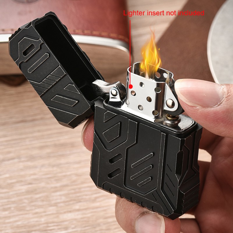 Titanium Alloy Lighter Case Me - đánh giá và giá Lighter Windproof