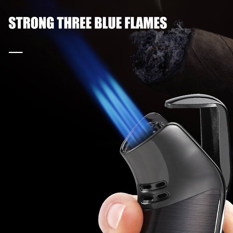 Windproof Three Blue Flame Inf - đánh giá và giá Lighter Windproof