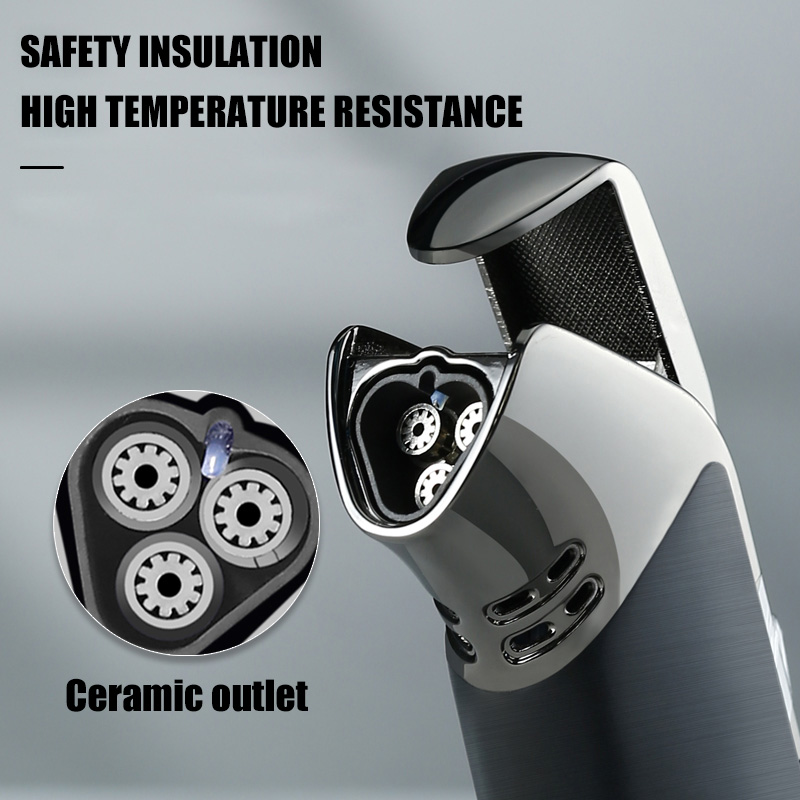 Windproof Three Blue Flame Inf - đánh giá và giá Lighter Windproof