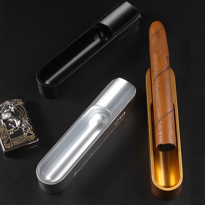 Portable 3-in-1 Cigar Ashtray  - đánh giá và giá Cigar Cutter Set