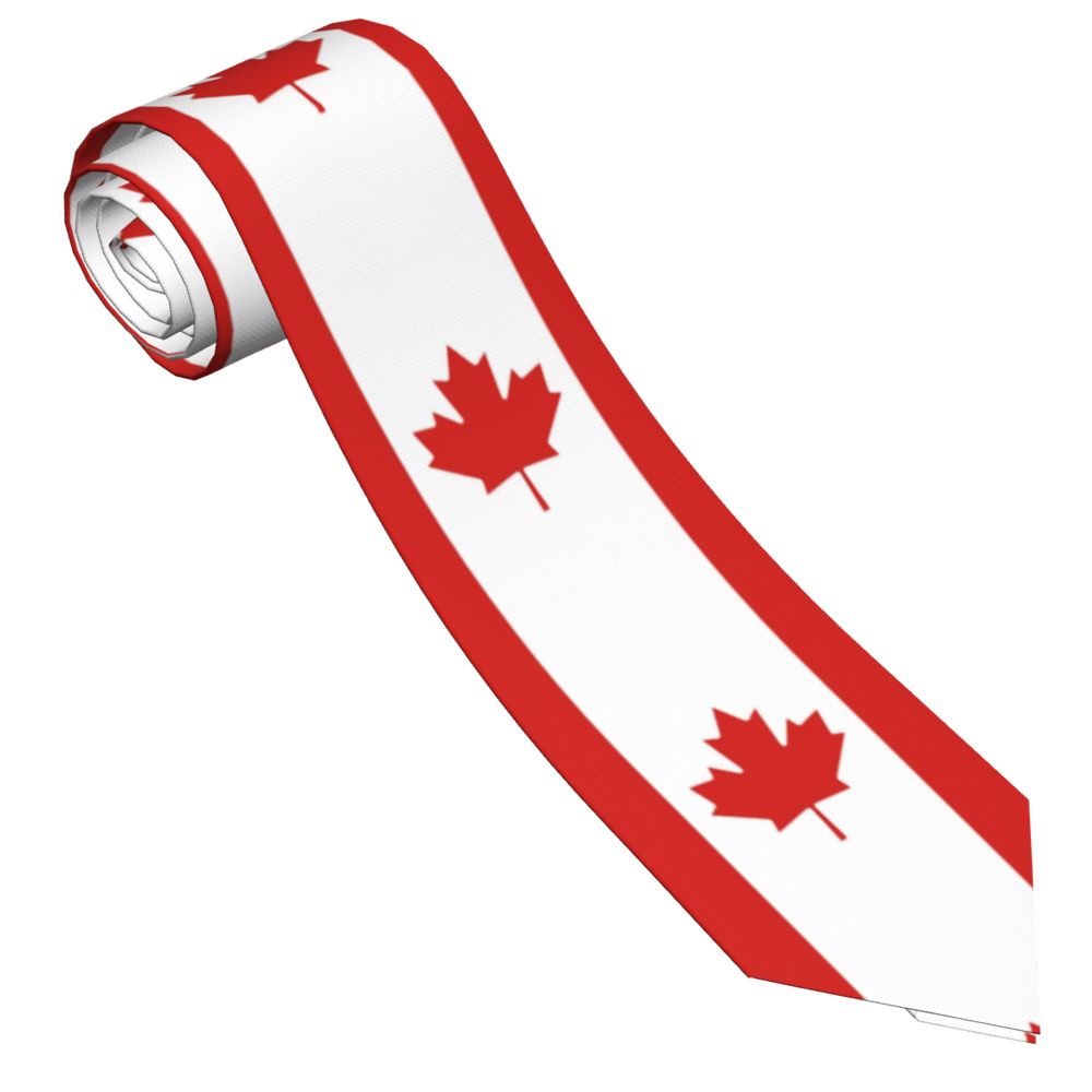 Flag Of Canada Necktie Unisex  - đánh giá và giá Men'S Accessories Canada