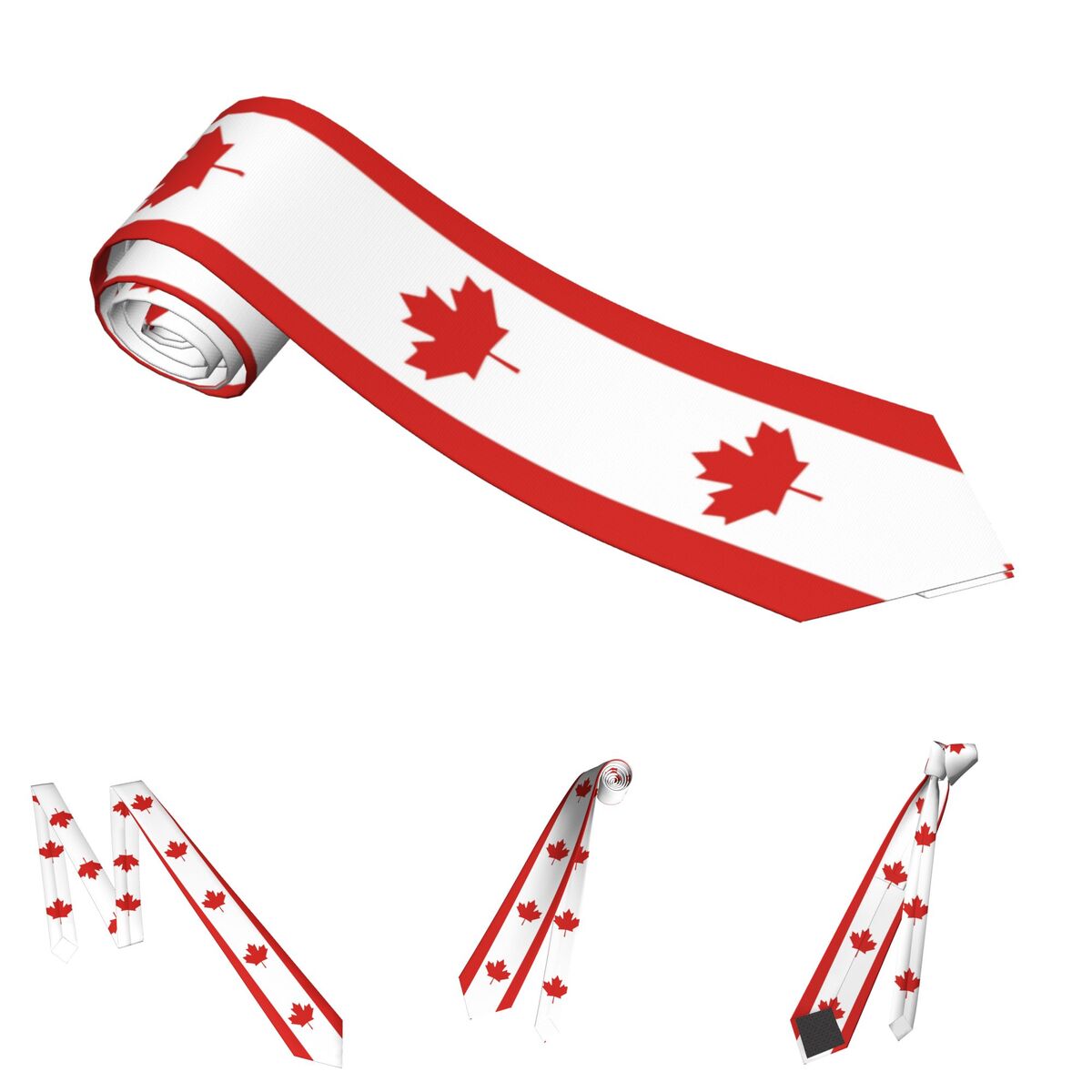 Flag Of Canada Necktie Unisex  - đánh giá và giá Men'S Accessories Canada
