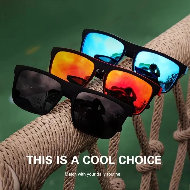 Fashion Vintage Square Polariz - đánh giá và giá Sunglasses Polarized Men