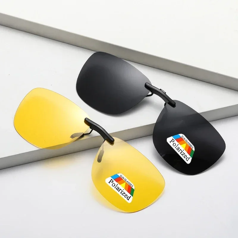 New Square Clip on Sunglasses  - đánh giá và giá Sunglasses Polarized Men