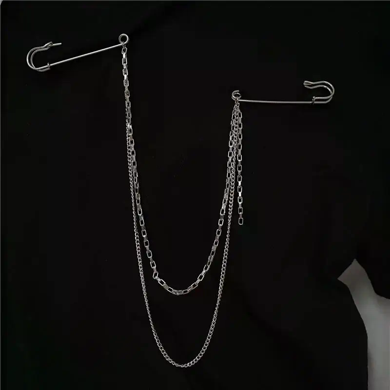 New Punk Double Layered Pants  - đánh giá và giá Men Accessories Brooch