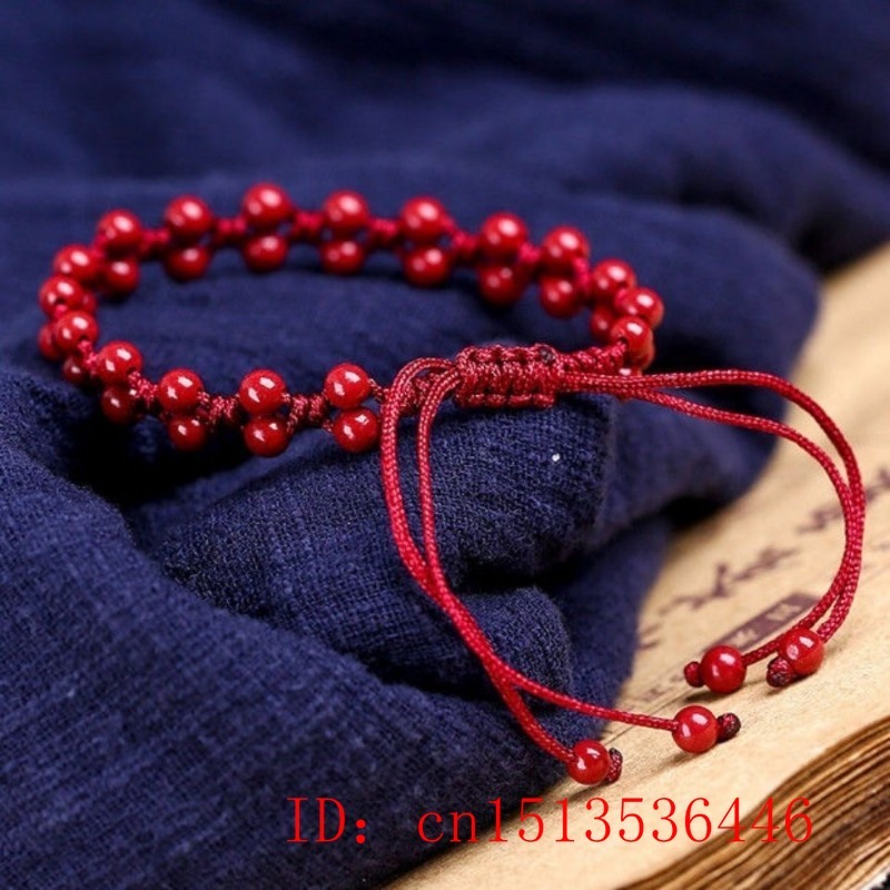 Customized Natural Red Cinnaba - đánh giá và giá Bracelet Beaded Men