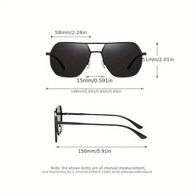 Big Frame Square Polarized Pho - đánh giá và giá Sunglasses Polarized Men