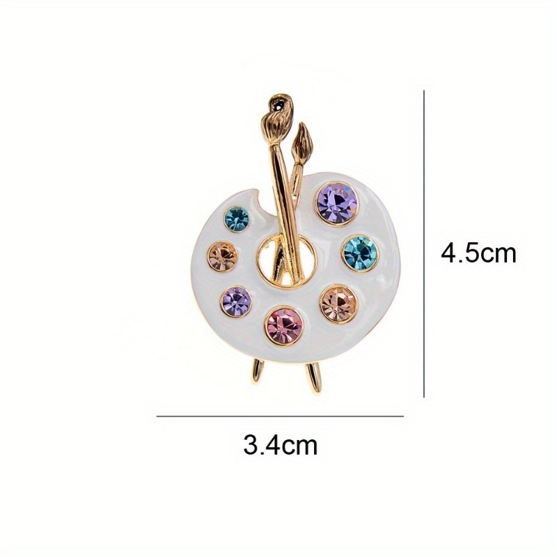 Draw Palette Brooch Creative R - đánh giá và giá Men Accessories Drawing