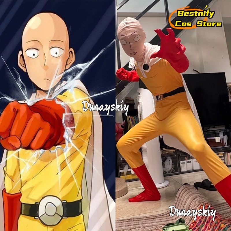 Saitama MAN Cosplay Jumpsuit C - đánh giá và giá Men'S Accessories Japan