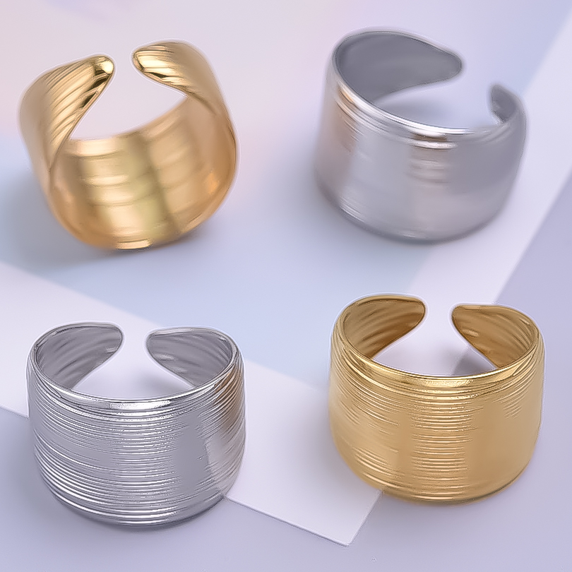 Korea Fashion Wide Ring Open S - đánh giá và giá Men Accessories Drawing