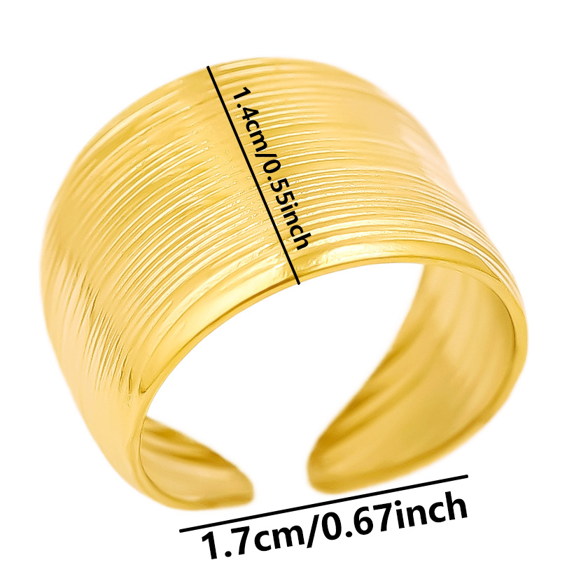 Korea Fashion Wide Ring Open S - đánh giá và giá Men Accessories Drawing