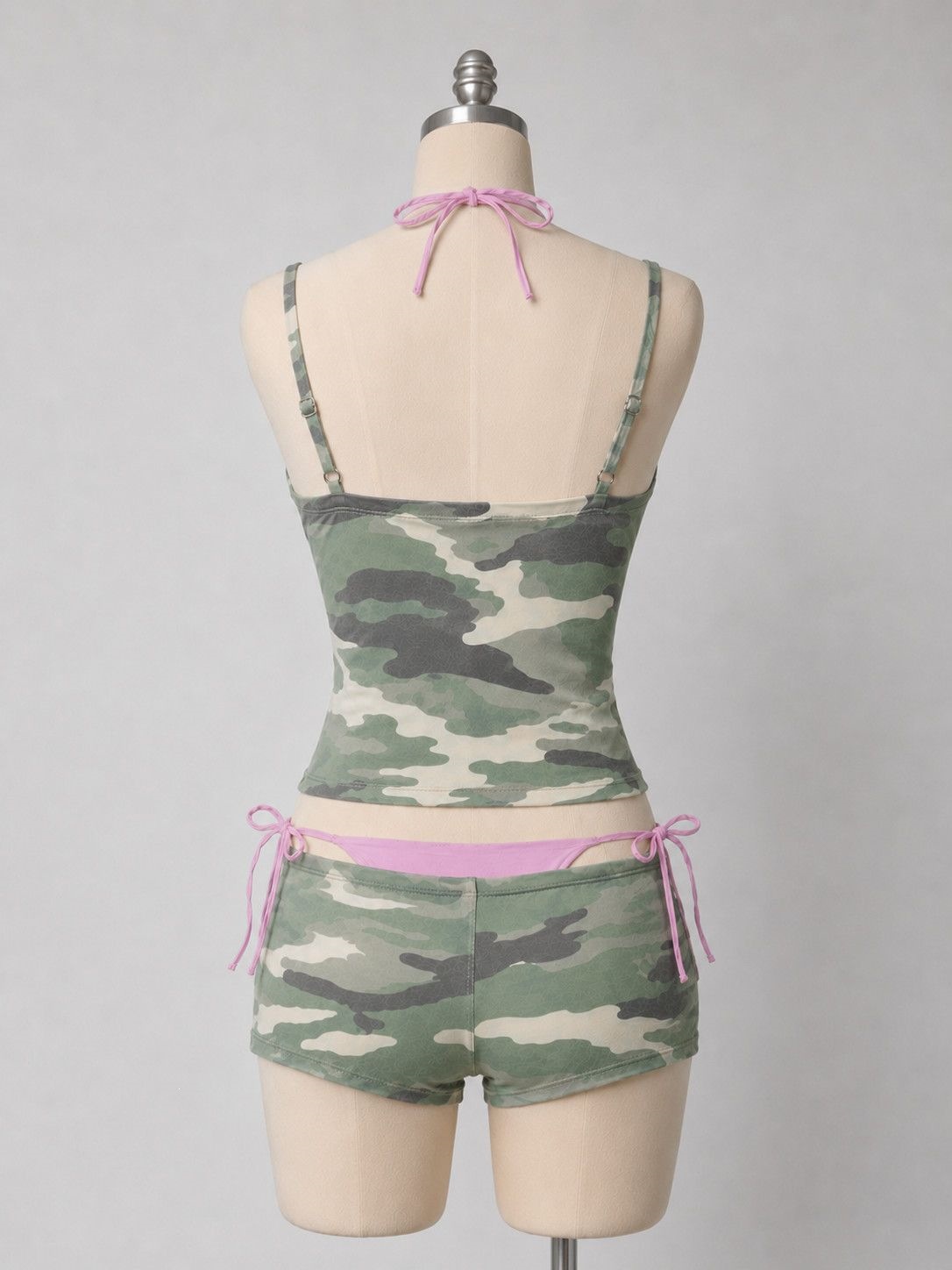 Y2K retro camouflage two-piece - đánh giá và giá Men Accessories To Wear